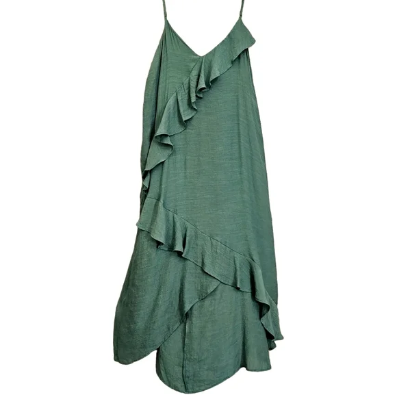 june & hudson | Dresses | Nwot June Hudson Sage Green Asymmetrical Sleeveless Ruffled Highlow Dress | Poshmark june & hudson | Dresses | Nwot June Hudson Sage Green Asymmetrical Sleeveless Ruffled Highlow Dress | Poshmark